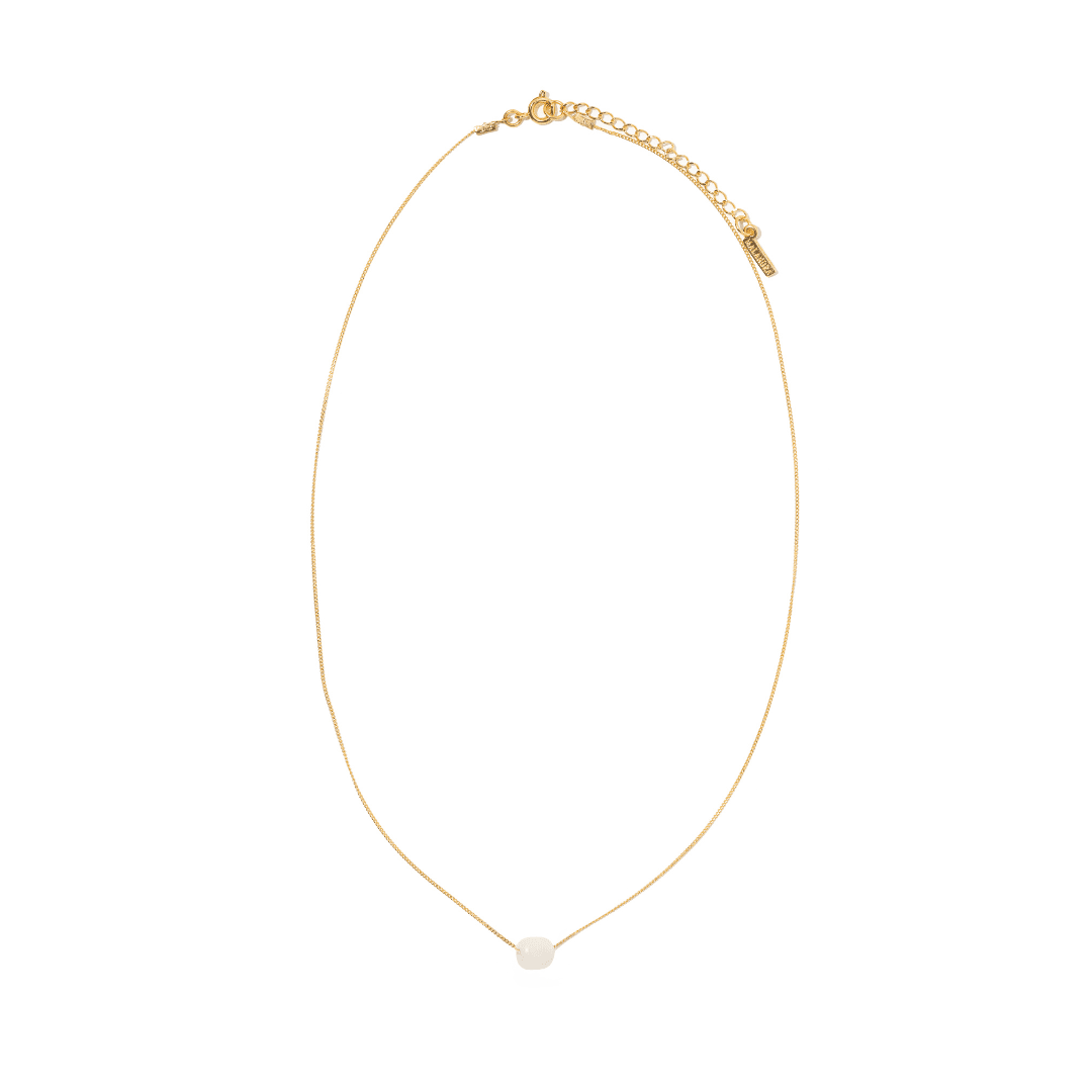 MOONSTONE GLOW GRATITUDE NECKLACE - COLLARES - Malandra Jewelry - TC2197