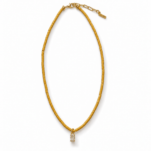 Mustard Baguette Gaia Necklace - COLLARES - Malandra Jewelry - TC2717