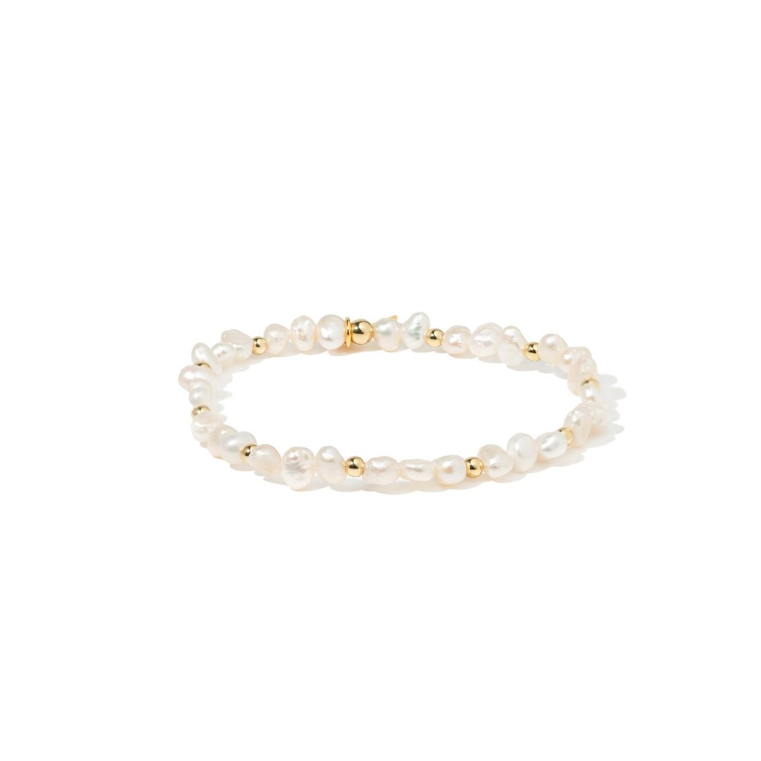 NACRE GLOW PEARL BRACELET - PULSERAS - Malandra Jewelry - TP2411