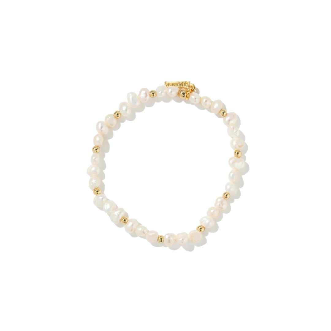 NACRE GLOW PEARL BRACELET - PULSERAS - Malandra Jewelry - TP2411