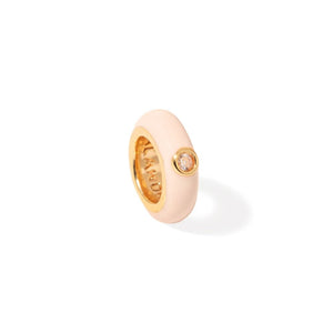 NUDE PINK GLOW CHARM - DIJES - Malandra Jewelry - EYHD165-"Model 6  "  NUDE PINK