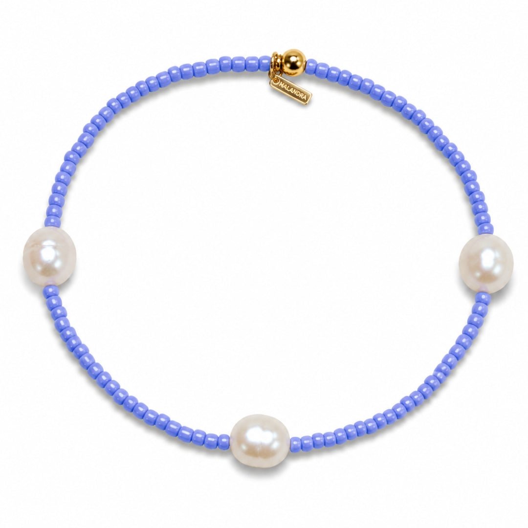 OASIS AZURE PEARL BRACELET - PULSERAS - Malandra Jewelry - TP2426