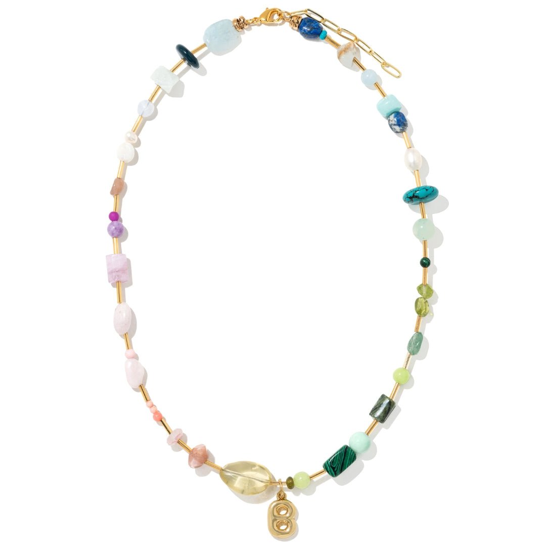 OASIS HARMONY INITIAL NECKLACE - COLLARES - Malandra Jewelry - TC2417.B