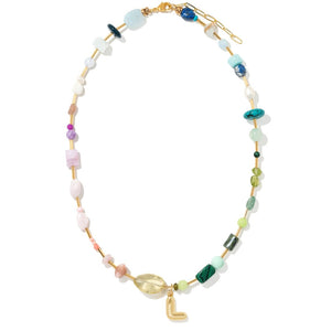 OASIS HARMONY INITIAL NECKLACE - COLLARES - Malandra Jewelry - TC2417.L