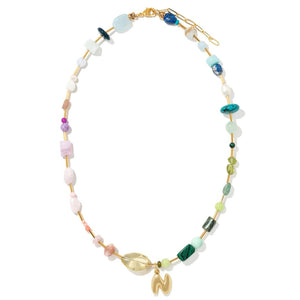 OASIS HARMONY INITIAL NECKLACE - COLLARES - Malandra Jewelry - TC2417.N