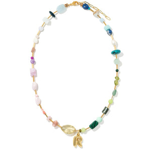 OASIS HARMONY INITIAL NECKLACE - COLLARES - Malandra Jewelry - TC2417.R