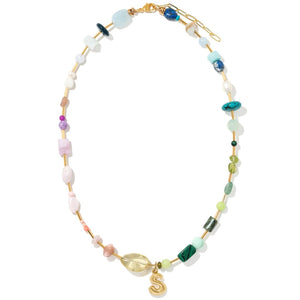 OASIS HARMONY INITIAL NECKLACE - COLLARES - Malandra Jewelry - TC2417.S