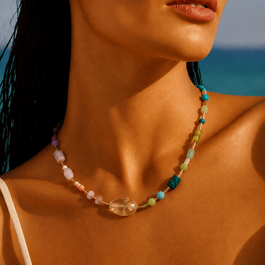 OASIS HARMONY NECKLACE - COLLARES - Malandra Jewelry - TC2417