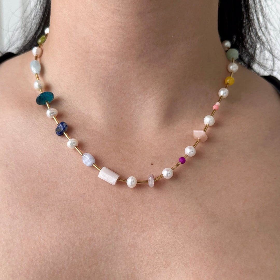 OASIS OCEAN MIST NECKLACE - COLLARES - Malandra Jewelry - TC2420