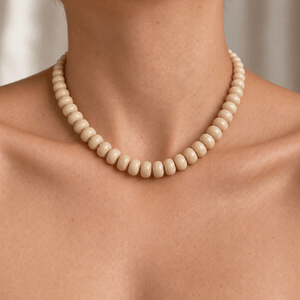 Oat Jasper Terra Necklace - COLLARES - Malandra Jewelry - TC2749