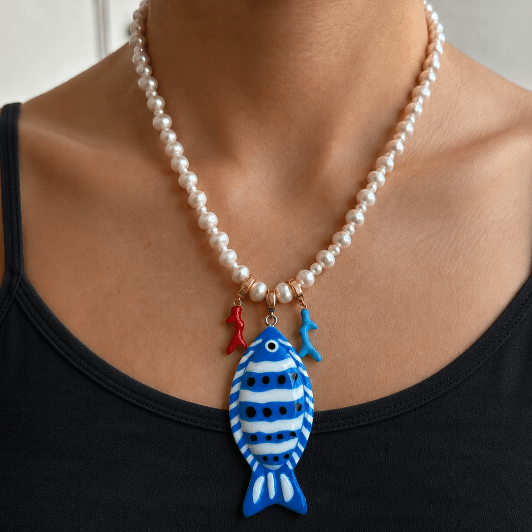 Ocean Blue Coral Charm - DIJES - Malandra Jewelry - TD2611