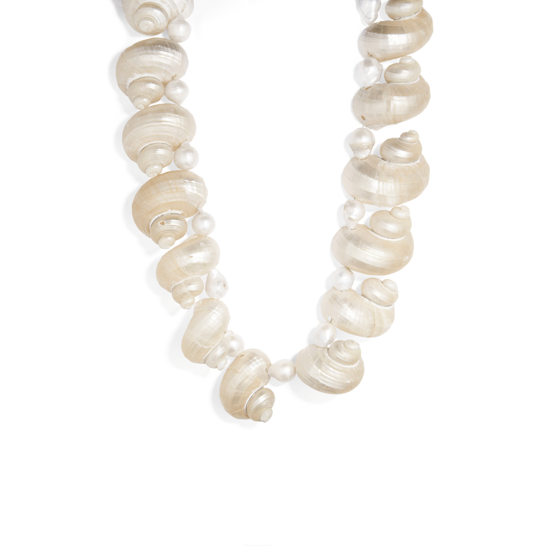 OCEAN BOLD SHELL NECKLACE - COLLARES - Malandra Jewelry - TC1880