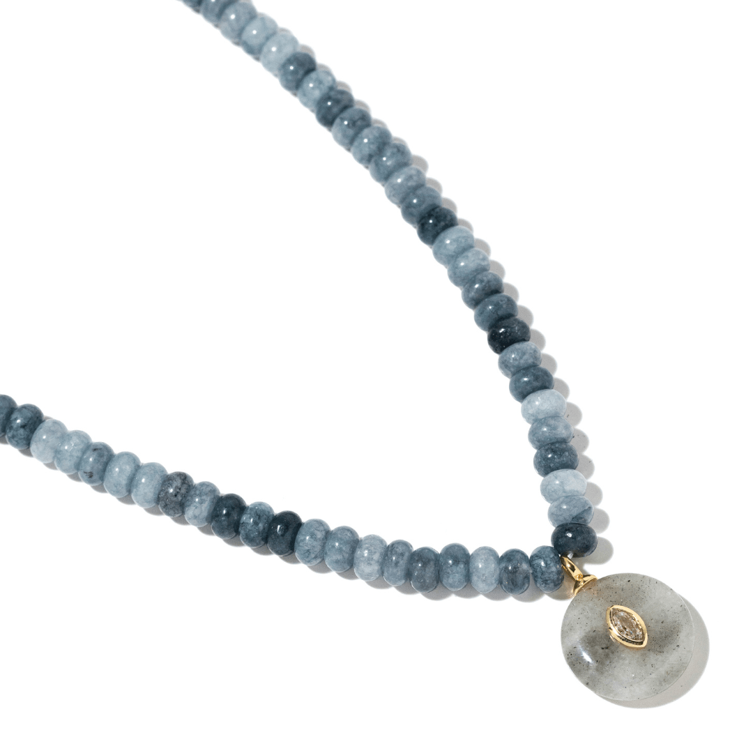 Ocean Jasper Gaia Necklace - COLLARES - Malandra Jewelry - TC2564