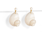 OCEAN SHELL RESORT EARRINGS - ARETES - Malandra Jewelry - TA1917