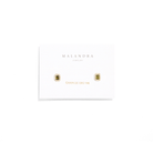 OLIVE GLIMMER EARRINGS - ARETES - Malandra Jewelry - ZWA34.V - QX03426Y