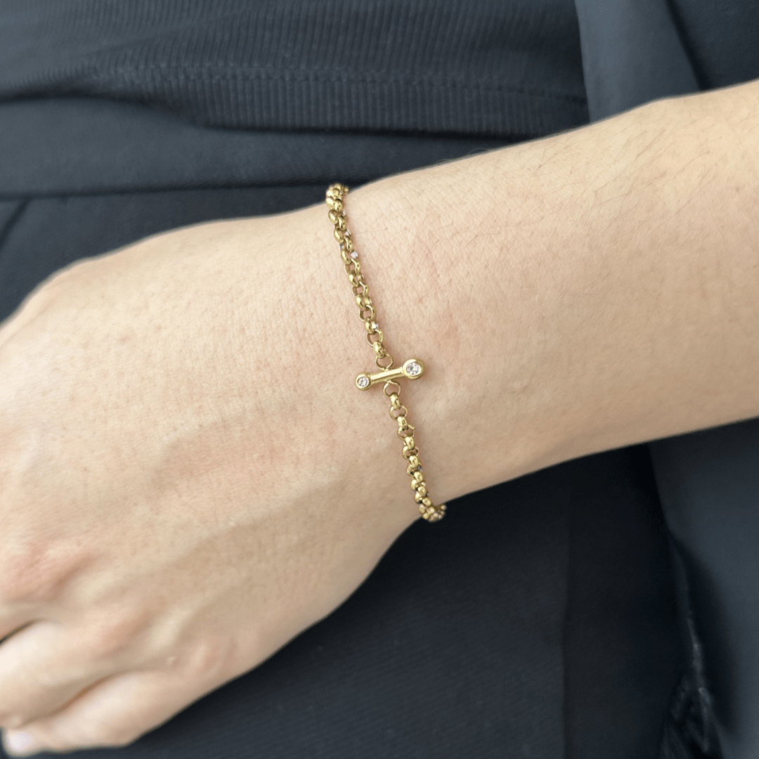 ORBIT BAR GLOW BRACELET - PULSERAS - Malandra Jewelry - EUWP463-JDB0303300