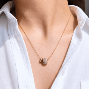 ORBIT DUO SHIMMER NECKLACE - COLLARES - Malandra Jewelry - EUWC539-JDN0307022