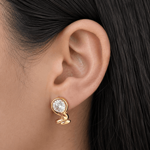ORBIT GLEAM EARRINGS - ARETES - Malandra Jewelry - EUWA351-JDE0311120