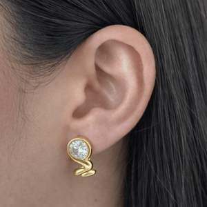 ORBIT GLEAM EARRINGS - ARETES - Malandra Jewelry - EUWA351-JDE0311120
