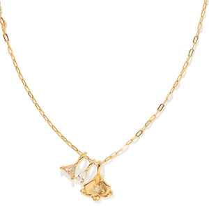 ORCHID BLOOM GLOW NECKLACE - COLLARES - Malandra Jewelry - ICC570
