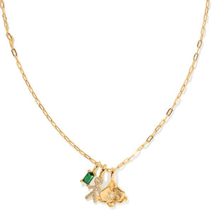 ORCHID BLOOM GLOW NECKLACE - COLLARES - Malandra Jewelry - ICC570