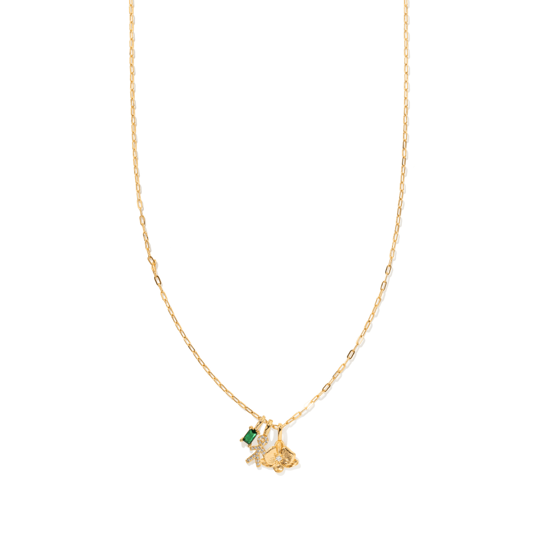 ORCHID BLOOM GLOW NECKLACE - COLLARES - Malandra Jewelry - ICC570
