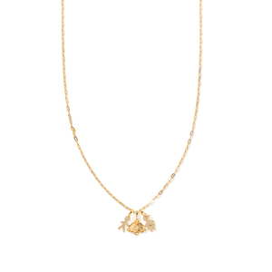 ORCHID BLOOM GLOW NECKLACE - COLLARES - Malandra Jewelry - ICC570