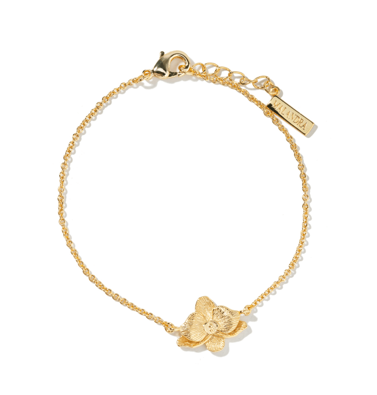 ORCHID FLOWER CHUNKY BRACELET - PULSERAS - Malandra Jewelry - ICP547