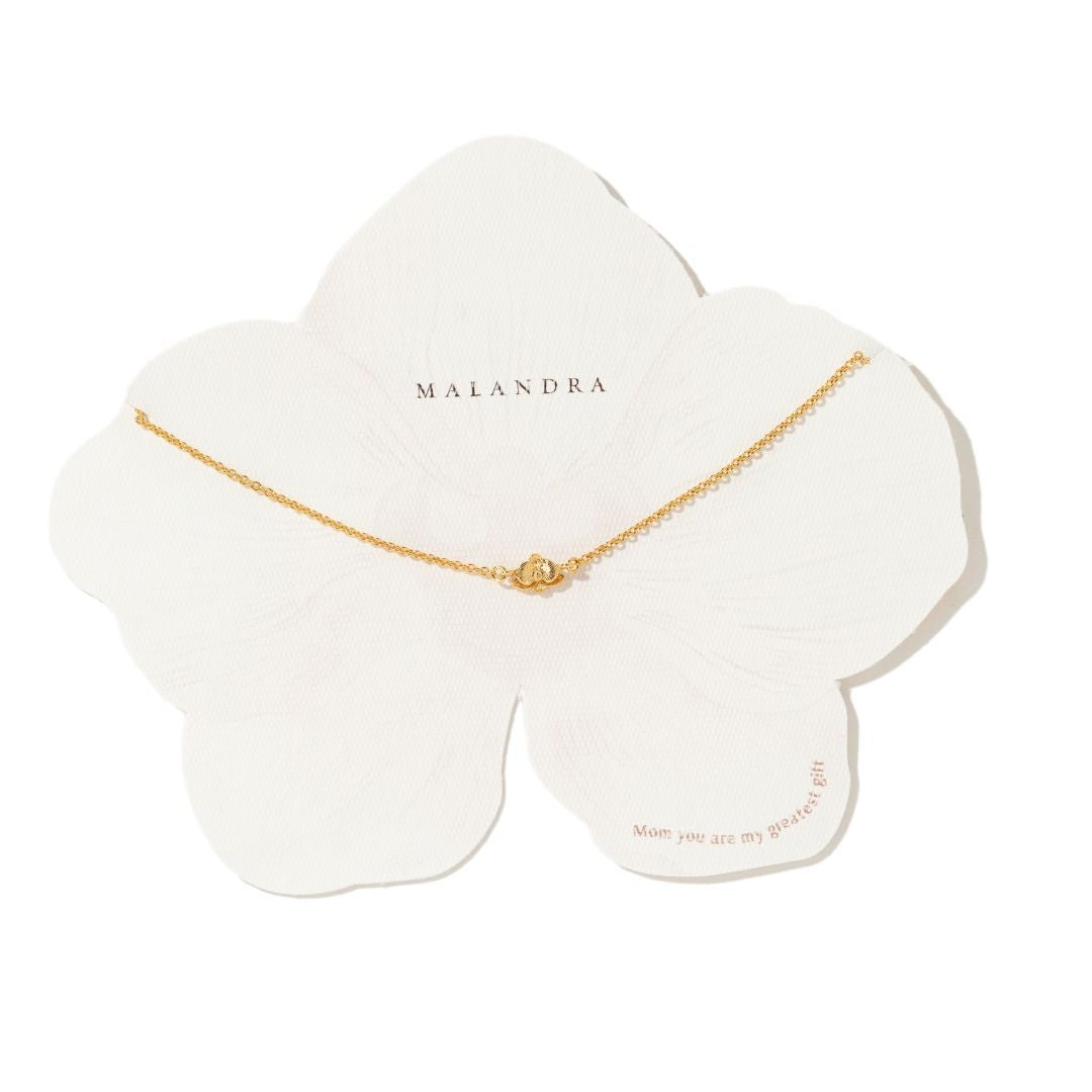 ORCHID FLOWER PETITE BRACELET - PULSERAS - Malandra Jewelry - ICP532