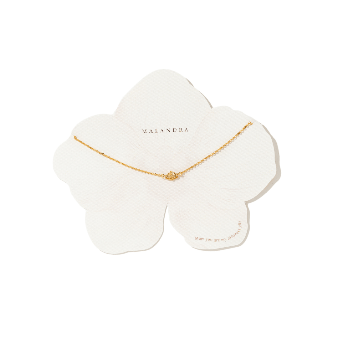 ORCHID FLOWER PETITE BRACELET - PULSERAS - Malandra Jewelry - ICP532