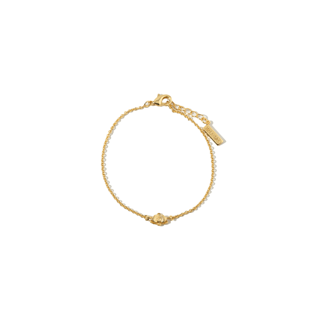 ORCHID FLOWER PETITE BRACELET - PULSERAS - Malandra Jewelry - ICP532