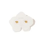 ORCHID FLOWER SMALL STUDS - ARETES - Malandra Jewelry - ICA527