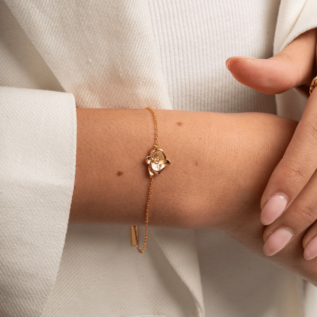 Orchid Glow Bracelet - PULSERAS - Malandra Jewelry - EYHP192