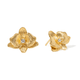 ORCHID GLOW LUMINOUS STUDS - ARETES - Malandra Jewelry - ICA562