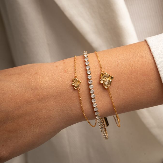 ORCHID GLOW PETITE BRACELET - PULSERAS - Malandra Jewelry - EYHP191