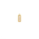 PAVE BAR CHARM - DIJES - Malandra Jewelry - ETD22