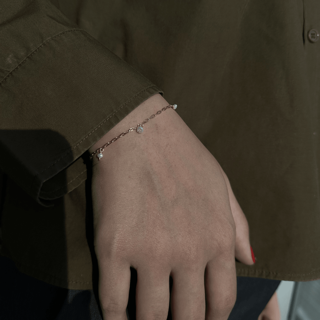 PEARL BEAD BRACELET - PULSERAS - Malandra Jewelry - TP2327