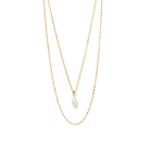PEARL CHARM LAYER NECKLACE - COLLARES - Malandra Jewelry - TC2050