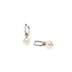 PEARL CLIP SILVER HUGGIES - ARETES - Malandra Jewelry - TA1729