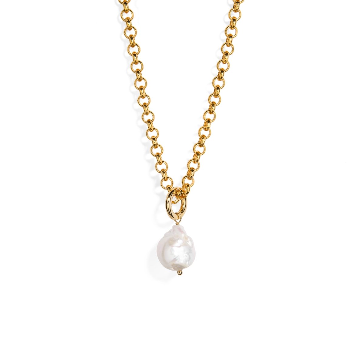 PEARL DROP NECKLACE - COLLARES - Malandra Jewelry - TC1784