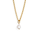PEARL DROP NECKLACE - COLLARES - Malandra Jewelry - TC1784