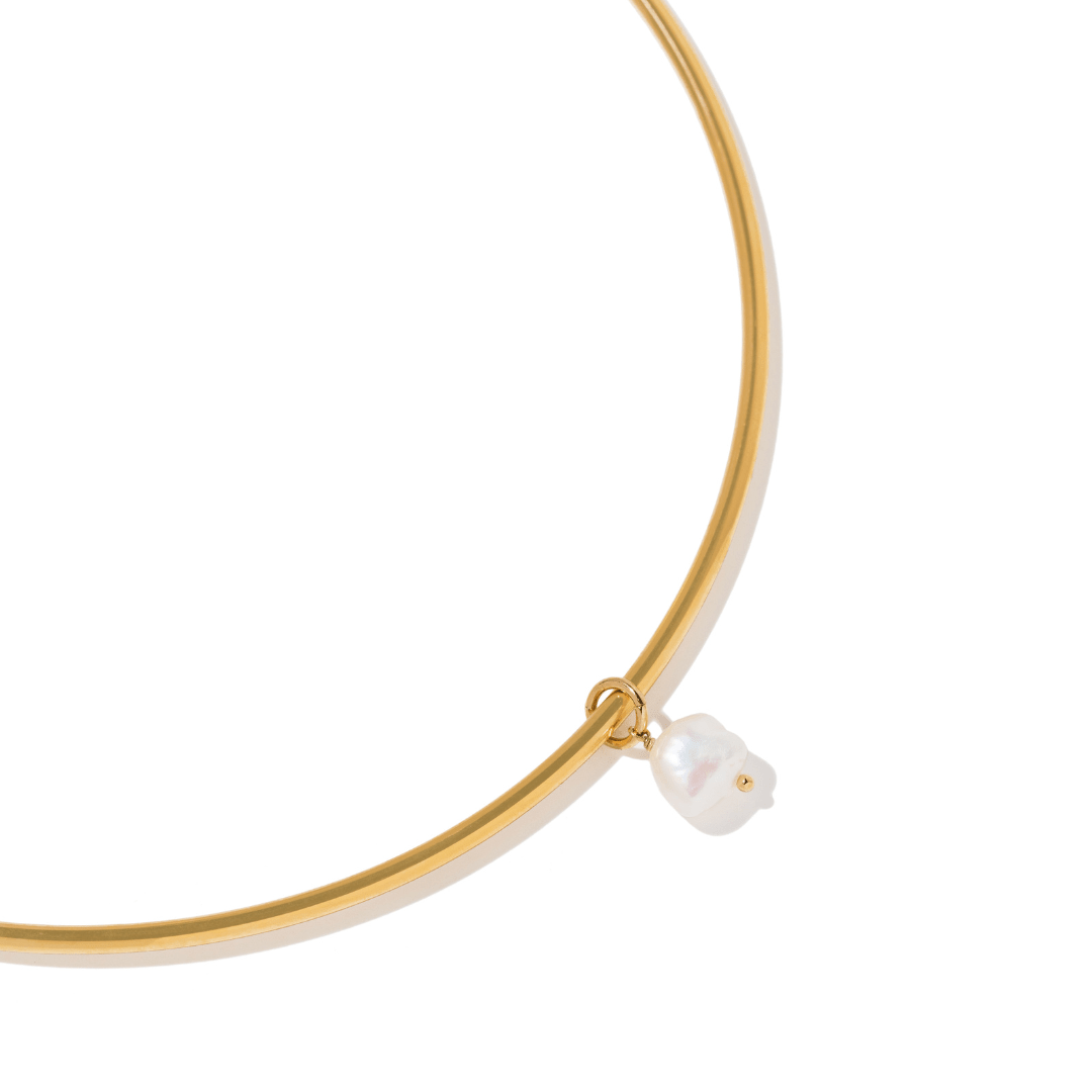 Pearl Gaia Choker - COLLARES - Malandra Jewelry - TC2566