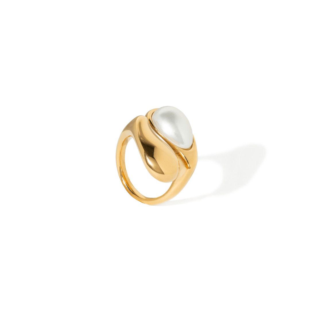 PEARL MUSE RING - ANILLOS - Malandra Jewelry - EUWR272-JDR0111007-WT