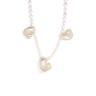 PEARL RESORT THREE SHELL NECKLACE - COLLARES - Malandra Jewelry - TC1879
