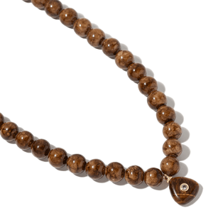 PERSIAN JADE GAIA NECKLACE - COLLARES - Malandra Jewelry - TC2519