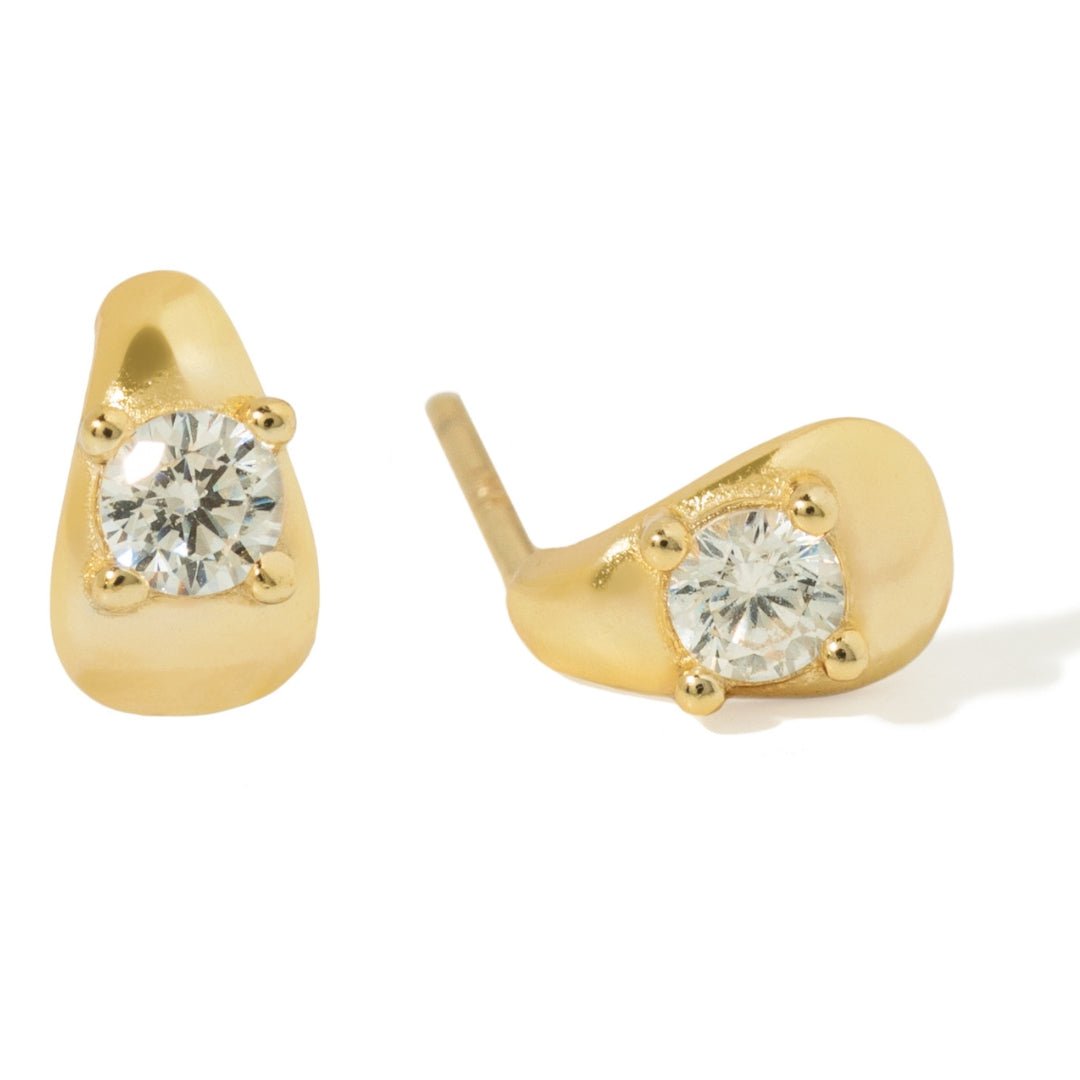 PETITE MILANO GLOW STUDS - ARETES - Malandra Jewelry - EOBA2-eh3855