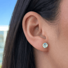 PETITE RADIANCE STUDS 7MM - ARETES - Malandra Jewelry - AA1565-T74027