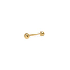 PIERCING BOLA DORADA MINI PARA PERFORAR - ARETES - Malandra Jewelry - KRA36-JBR6614K