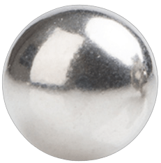 Piercing bolita plateada 3mm - Acero - ARETES - Malandra Jewelry - SBP54 - 7532 - 0300