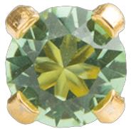 Piercing dorado cpn zc peridoto - Ch14k - ARETES - Malandra Jewelry - SBP78 - 75110108